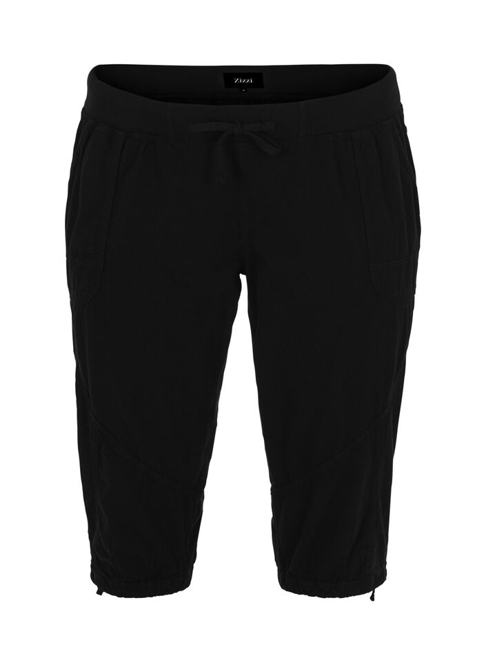 Knickers i bomuld, Sort, Packshot image number 0