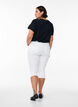 H&oslash;jtaljede Amy capri jeans med super slim fit, Hvid, Model image number 1