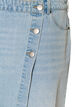 Denimskorts med sl&aring;-om-effekt og h&oslash;j talje, Bl&aring;, Packshot image number 2