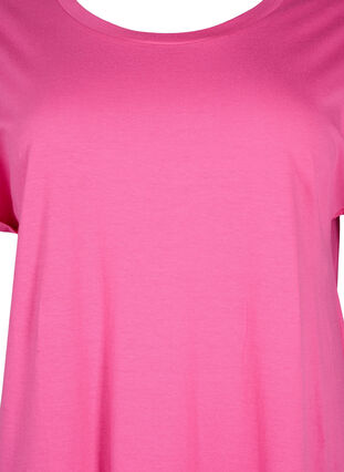 2-pak bomuldskjole med korte ærmer , Shocking Pink/Black, Packshot image number 4