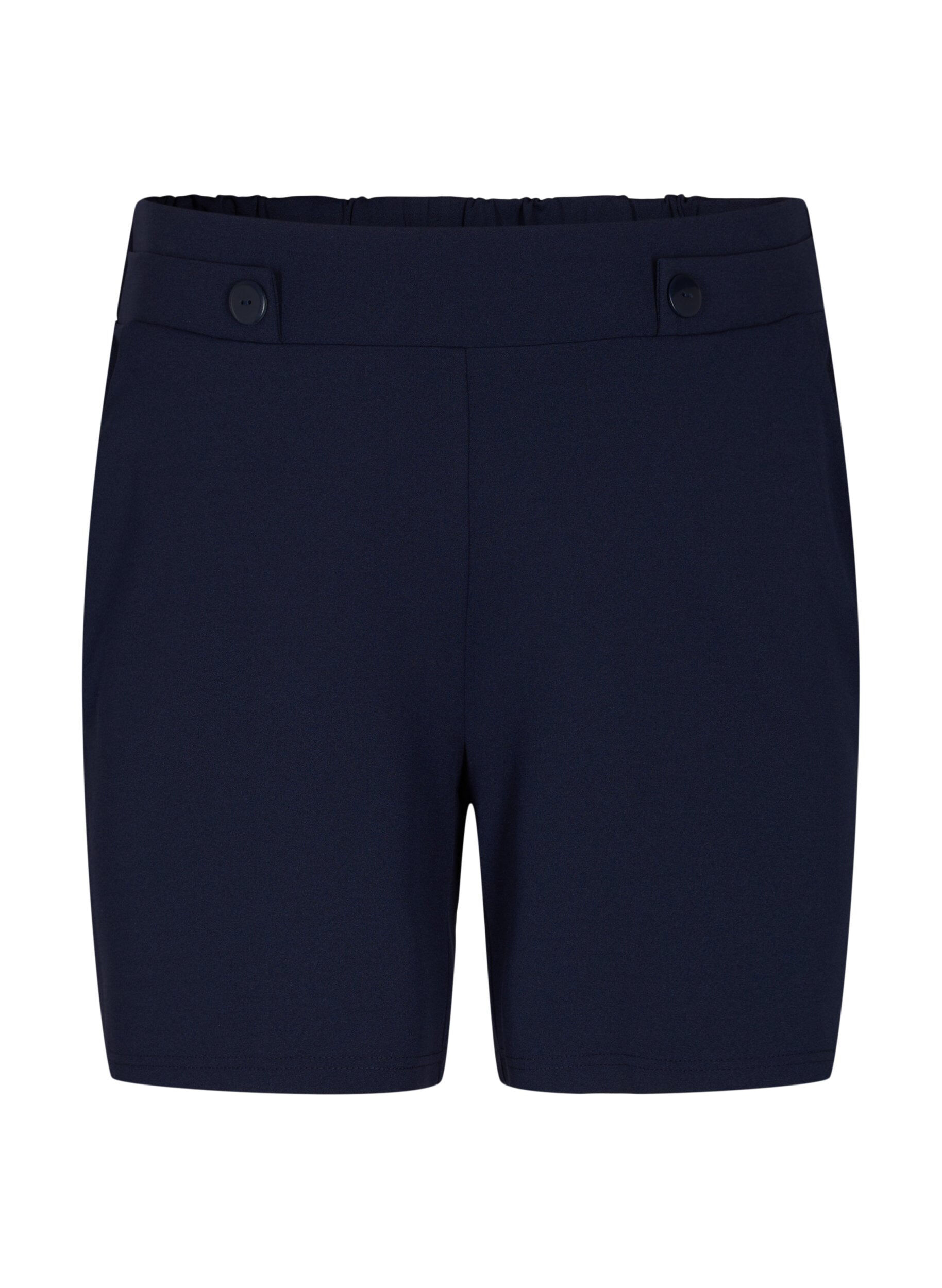 Shorts med lommer og l&oslash;s pasform