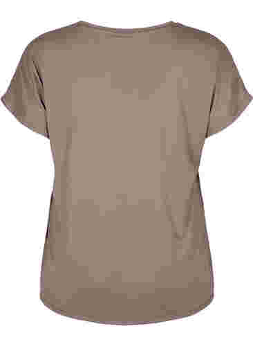 Kortærmet trænings t-shirt, Iron, Packshot image number 1