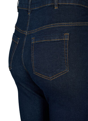 Ellen bootcut jeans med høj talje, Raw Unwash, Packshot image number 3