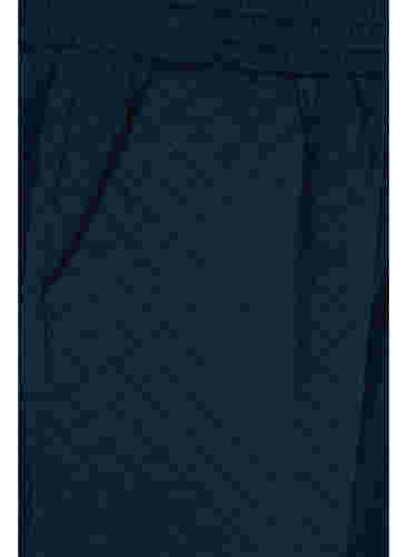 Quiltede sweatpants med lommer, Navy Blazer, Packshot image number 2
