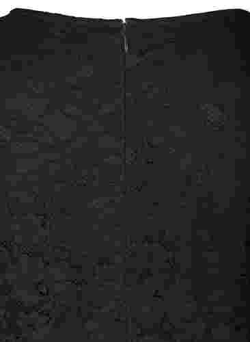 Blondekjole med 3/4 ærmer, Black, Packshot image number 3