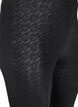 Leggings i imiteret læder med blondestruktur, Sort, Packshot image number 2