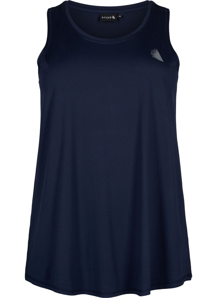 Træningstop med rund hals, Night Sky, Packshot image number 0