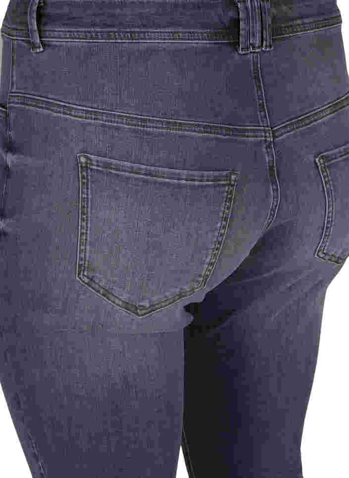 Ekstra slim Nille jeans med høj talje, Grey Denim, Packshot image number 3