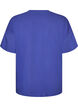 T-shirt i &oslash;kologisk bomuld med lille frontmotiv, Bl&aring;, Packshot image number 1