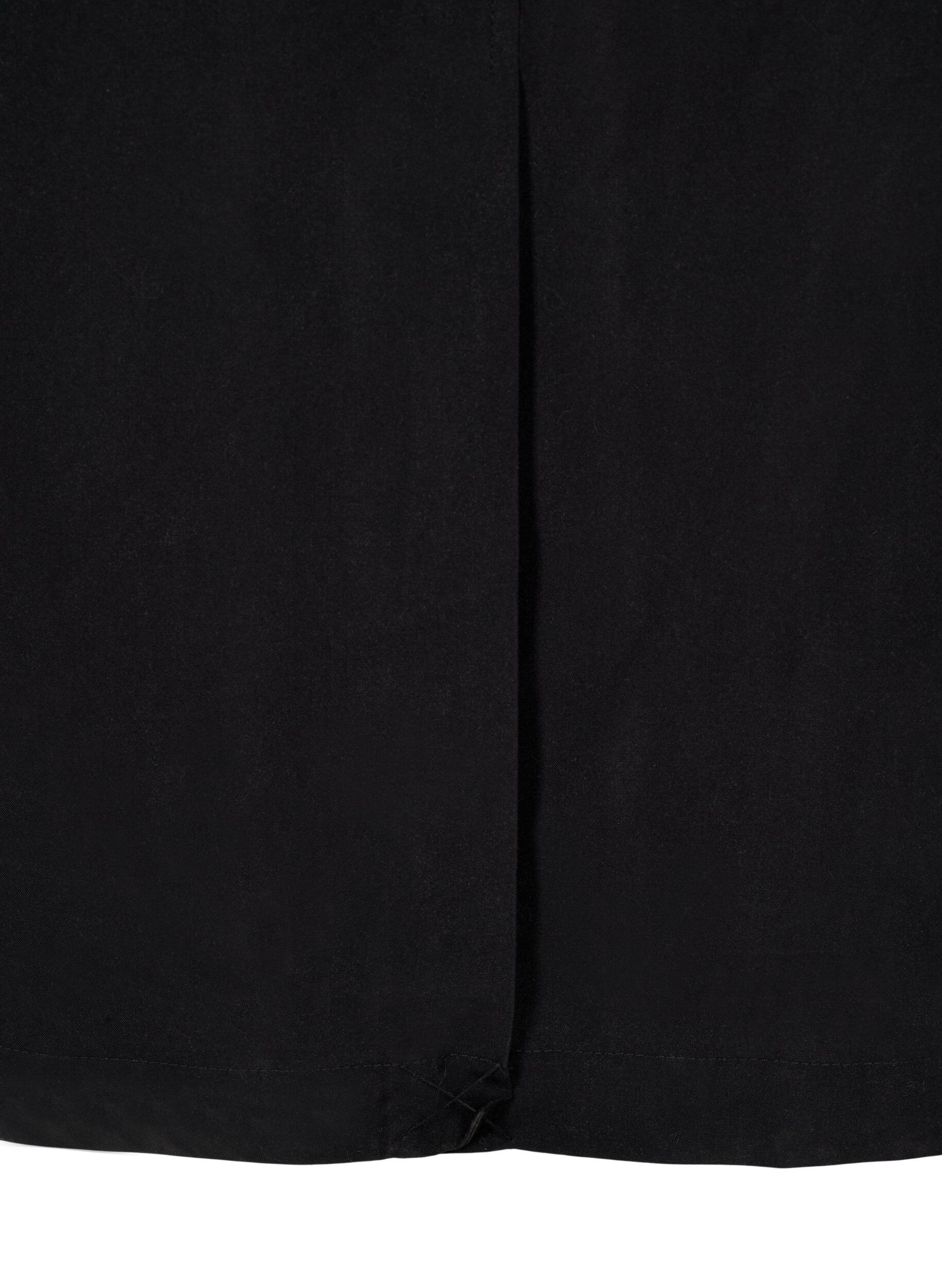 Zizzi Lang trenchcoat med b&aelig;lte, Black, Packshot image number 3