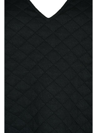 Quiltet spencerkjole, Black, Packshot image number 2