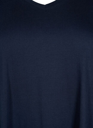 Kortærmet t-shirt med a-shape, Navy Blazer, Packshot image number 2