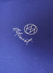 T-shirt i &oslash;kologisk bomuld med lille frontmotiv, Bl&aring;, Packshot image number 2