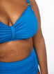 Bikini b&oslash;jle bh med draperinger, Bl&aring;, Model image number 3