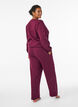 Sweatpants med lommer, M&oslash;rk Bordeaux, Model image number 1