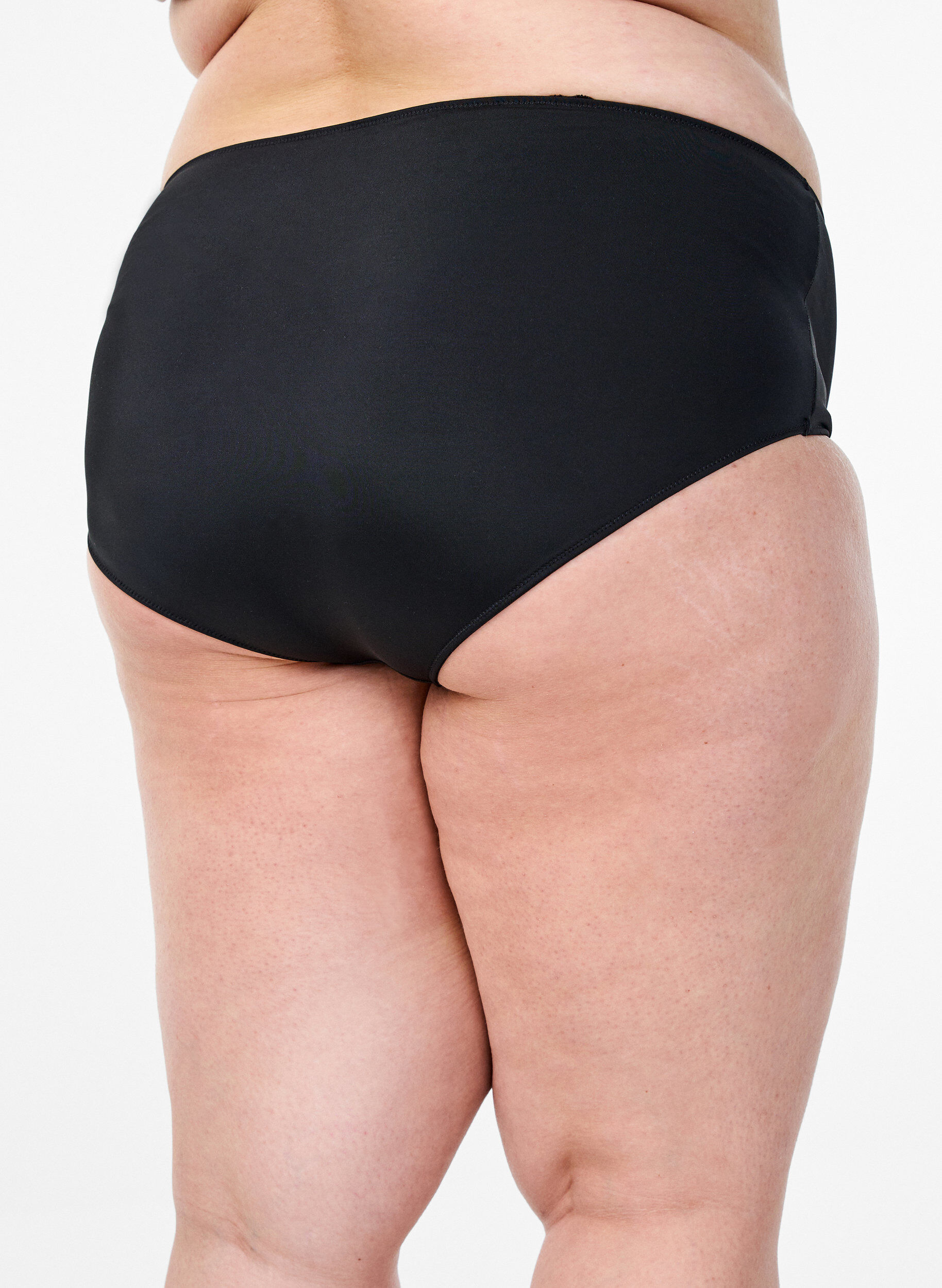 ZizziMicrofiber trusse med indvendig lomme, Sort, Model image number 1