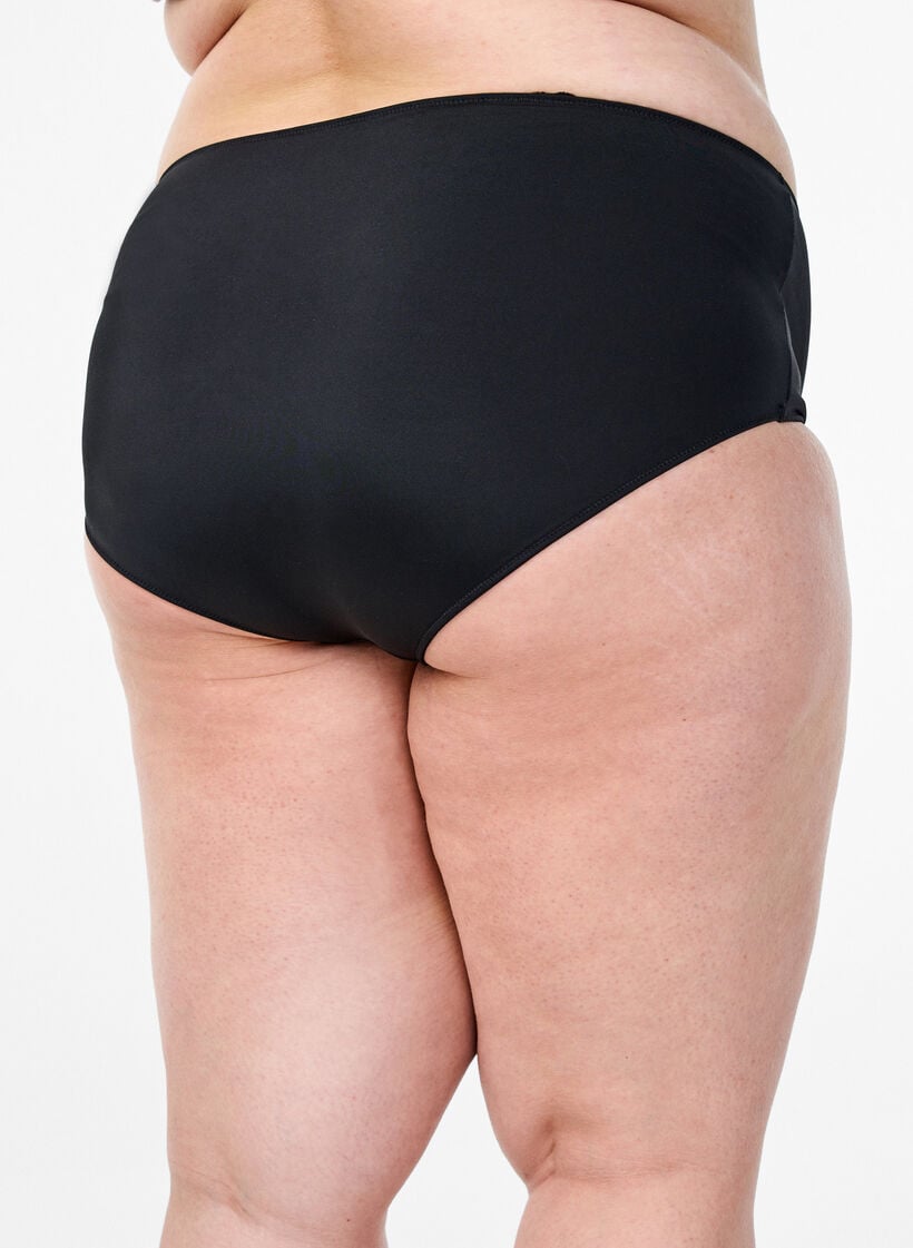 Microfiber trusse med indvendig lomme, Sort, Model image number 1