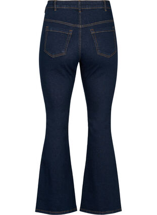 Ellen bootcut jeans med høj talje, Raw Unwash, Packshot image number 1