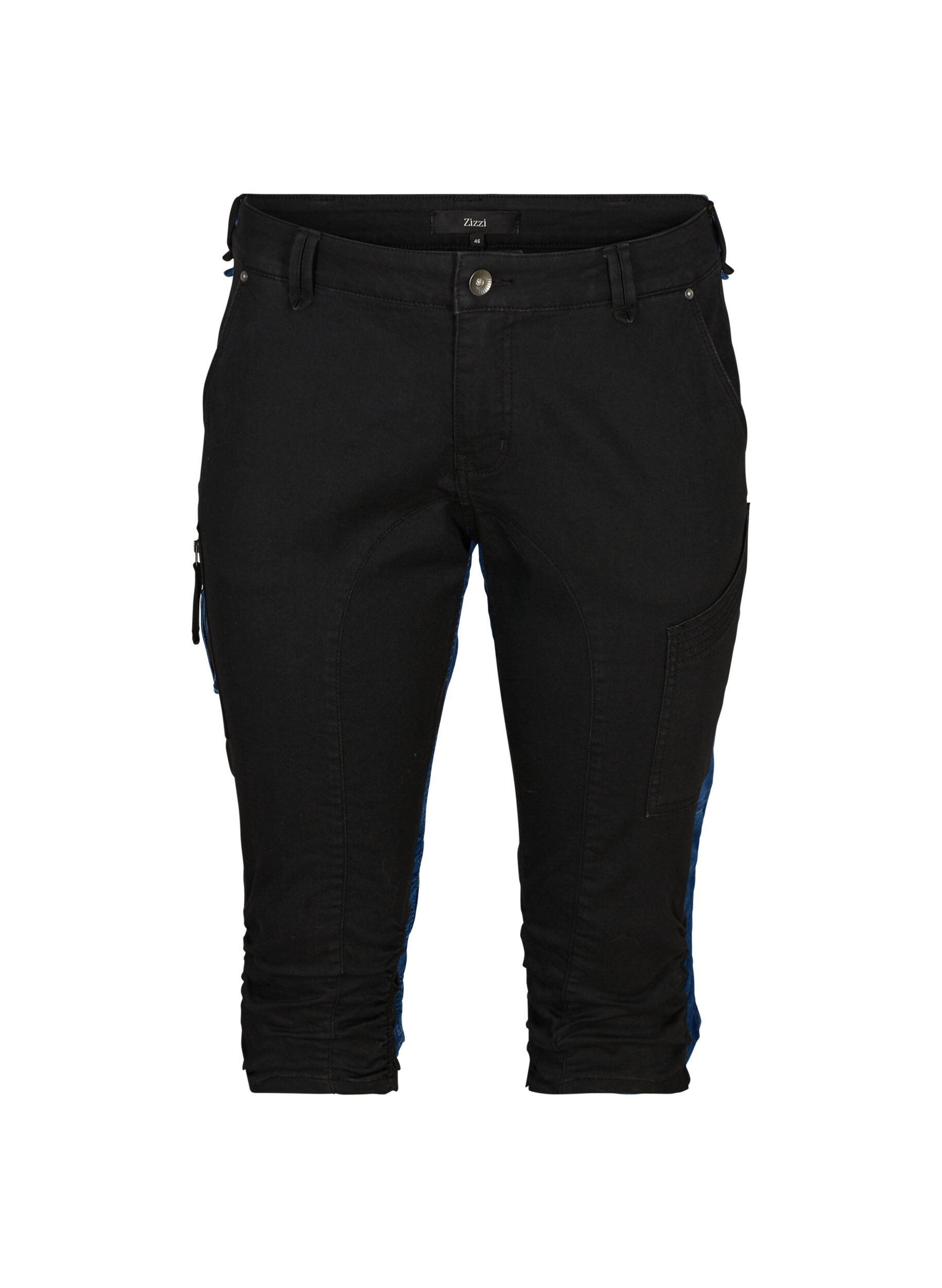 Slim fit capri jeans med lommer