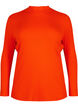 Tætsiddende viskosebluse med høj hals, Orange.com, Packshot image number 0