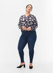 Jeggings i bomuldsblanding, Dark blue denim, Model image number 0