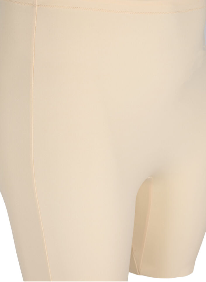 Light shapewear shorts med h&oslash;j talje, Beige, Packshot image number 2