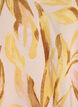 Bluse i viskose med bladprint og fl&aelig;sedetaljer, Gul, Packshot image number 2