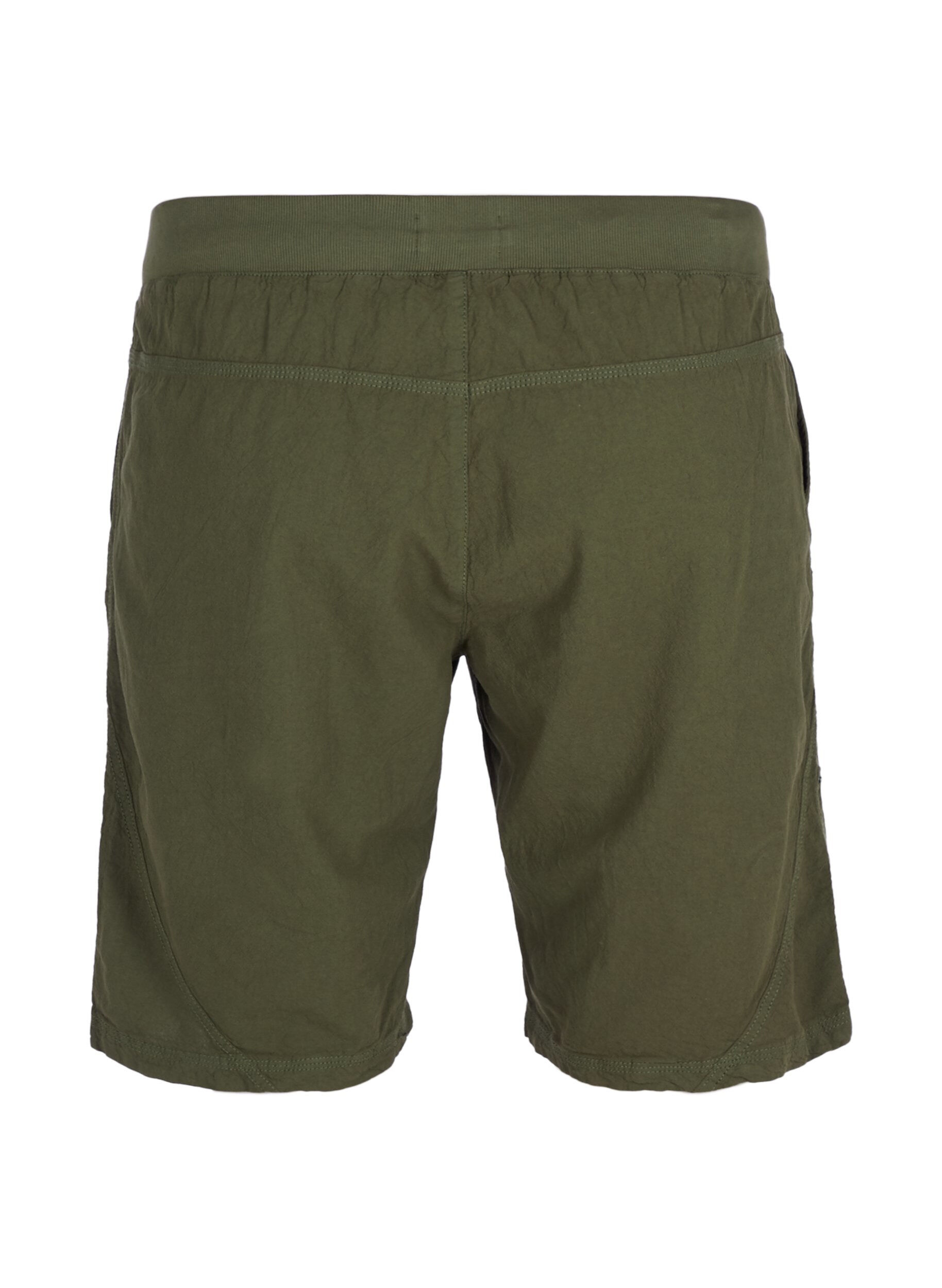 Zizzi L&oslash;se shorts i bomuld med lommer, Gr&oslash;n, Packshot image number 1