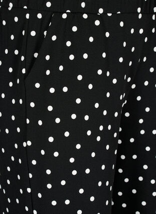 Løse bukser med 7/8 længde, Black Dot, Packshot image number 2