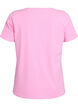 Ensfarvet basis t-shirt i bomuld, Lyser&oslash;d, Packshot image number 1