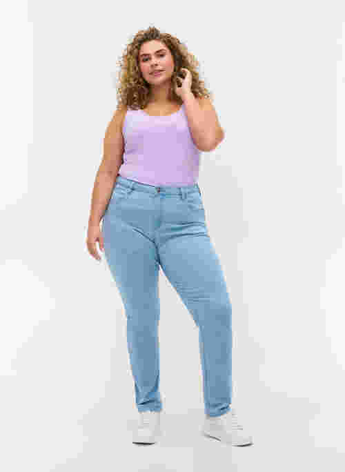 Slim fit Emily jeans med normal talje
