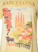 T-shirt i bomuld med printmotiv, Gul, Packshot image number 2