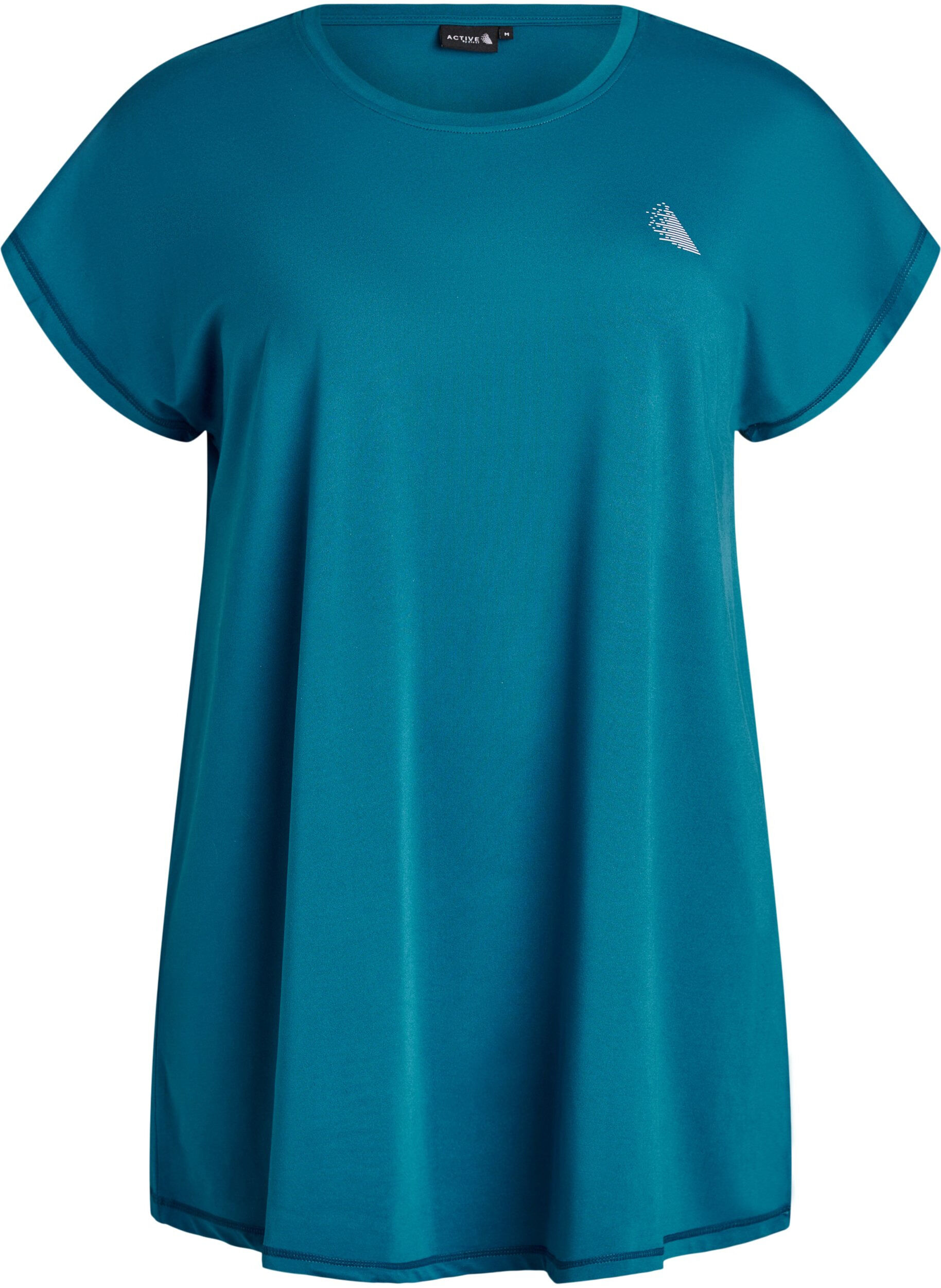 ZizziLang tr&aelig;nings t-shirt, Bl&aring;, Packshot image number 0