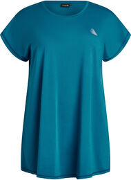 Lang tr&aelig;nings t-shirt, Bl&aring;