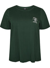 T-shirt med motiv, Gr&oslash;n