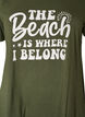 T-shirt med rund hals og A-facon, Gr&oslash;n, Packshot image number 2