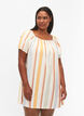 Off-shoulder strand tunika, Striped Jaquard, Model image number 0
