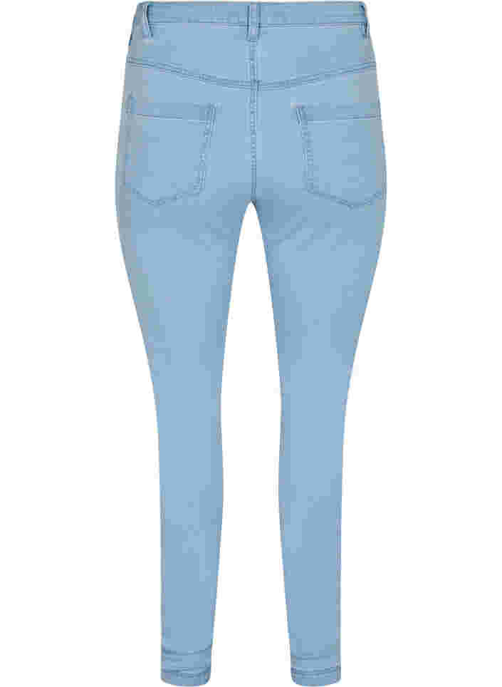 Super slim Amy jeans med høj talje, Ex Lt Blue, Packshot image number 1