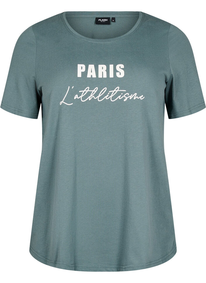 FLASH - T-shirt med motiv, Grøn, Packshot image number 0