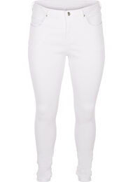 Super slim Amy jeans med h&oslash;j talje, White