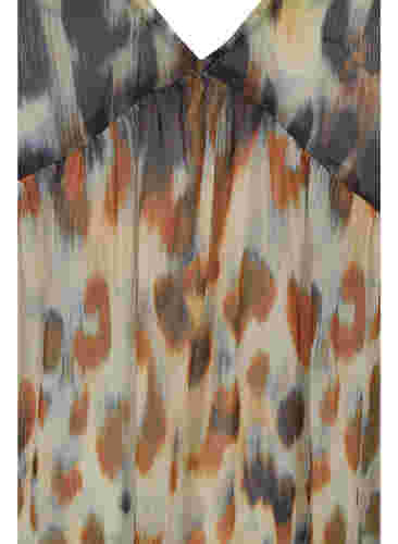 Leoprintet strandkjole med stropper, Abstract Leopard, Packshot image number 2