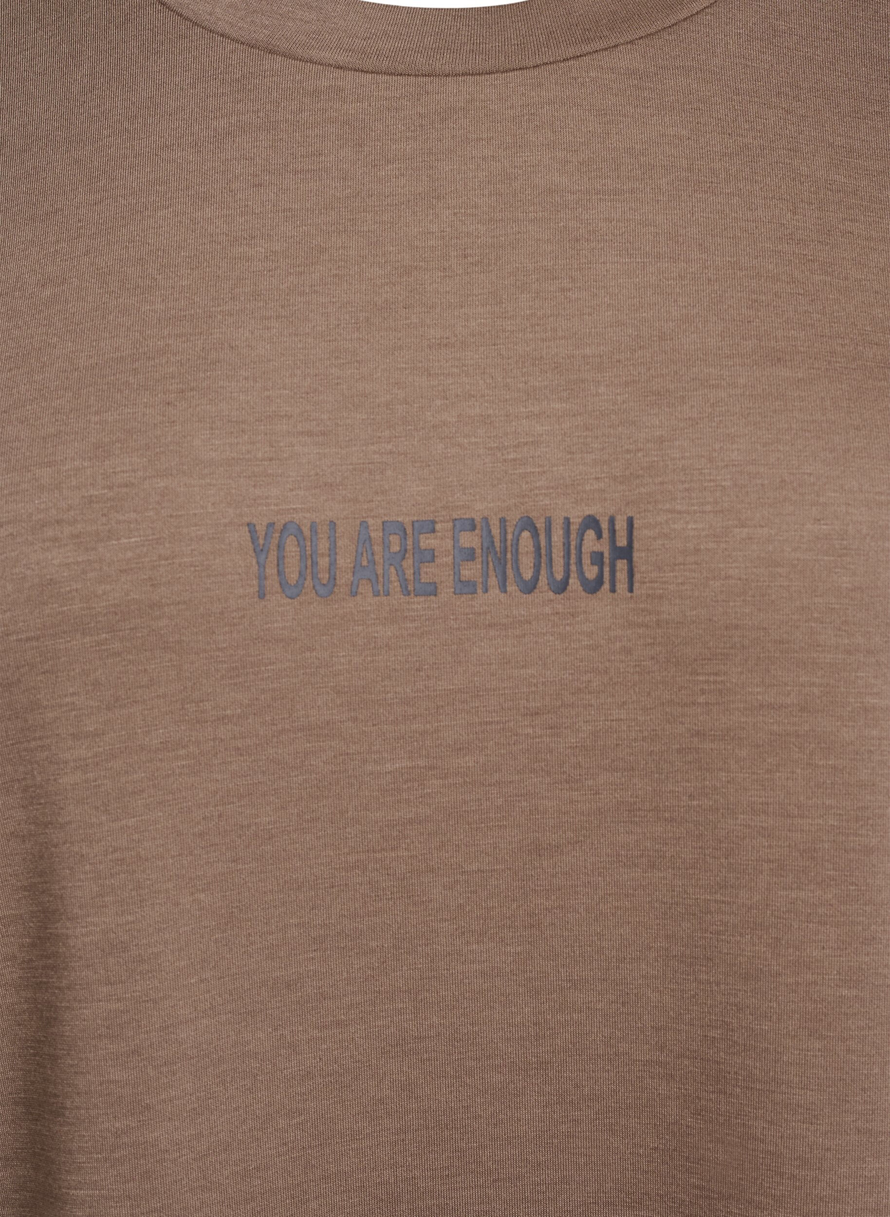 Zizzi Kort sweatkjole i modal-mix, Fossil , Packshot image number 2