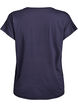 Ensfarvet tr&aelig;nings t-shirt, Bl&aring;, Packshot image number 1
