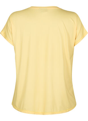 Kortærmet trænings t-shirt , Lemon Meringue, Packshot image number 1