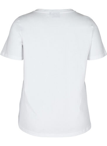 T-shirt med print, Bright White TRAVEL, Packshot image number 1