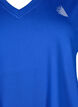 Løs trænings t-shirt med v-hals, Blå, Packshot image number 2