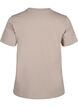 Basis t-shirt i bomuld med rund hals, Beige, Packshot image number 1