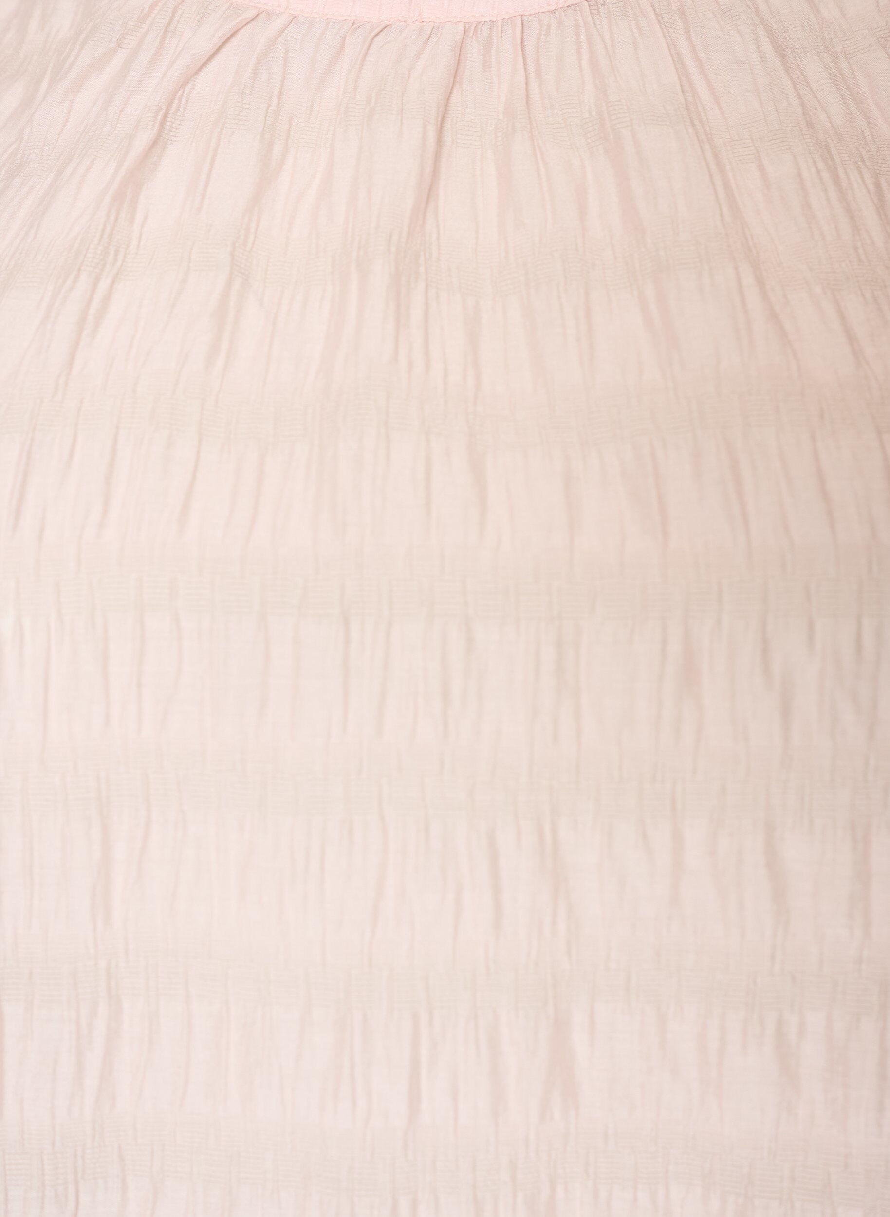 Zizzi&AElig;rmel&oslash;s bluse med struktur og fl&aelig;ser, Lyser&oslash;d, Packshot image number 2