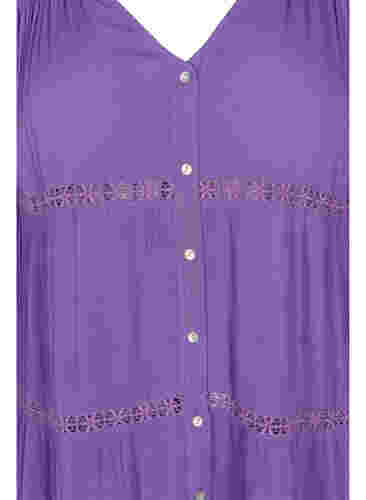 Strandkjole i bomuld, Royal Lilac, Packshot image number 2