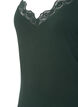 Natkjole med blondekant i viskose, Grøn, Packshot image number 2